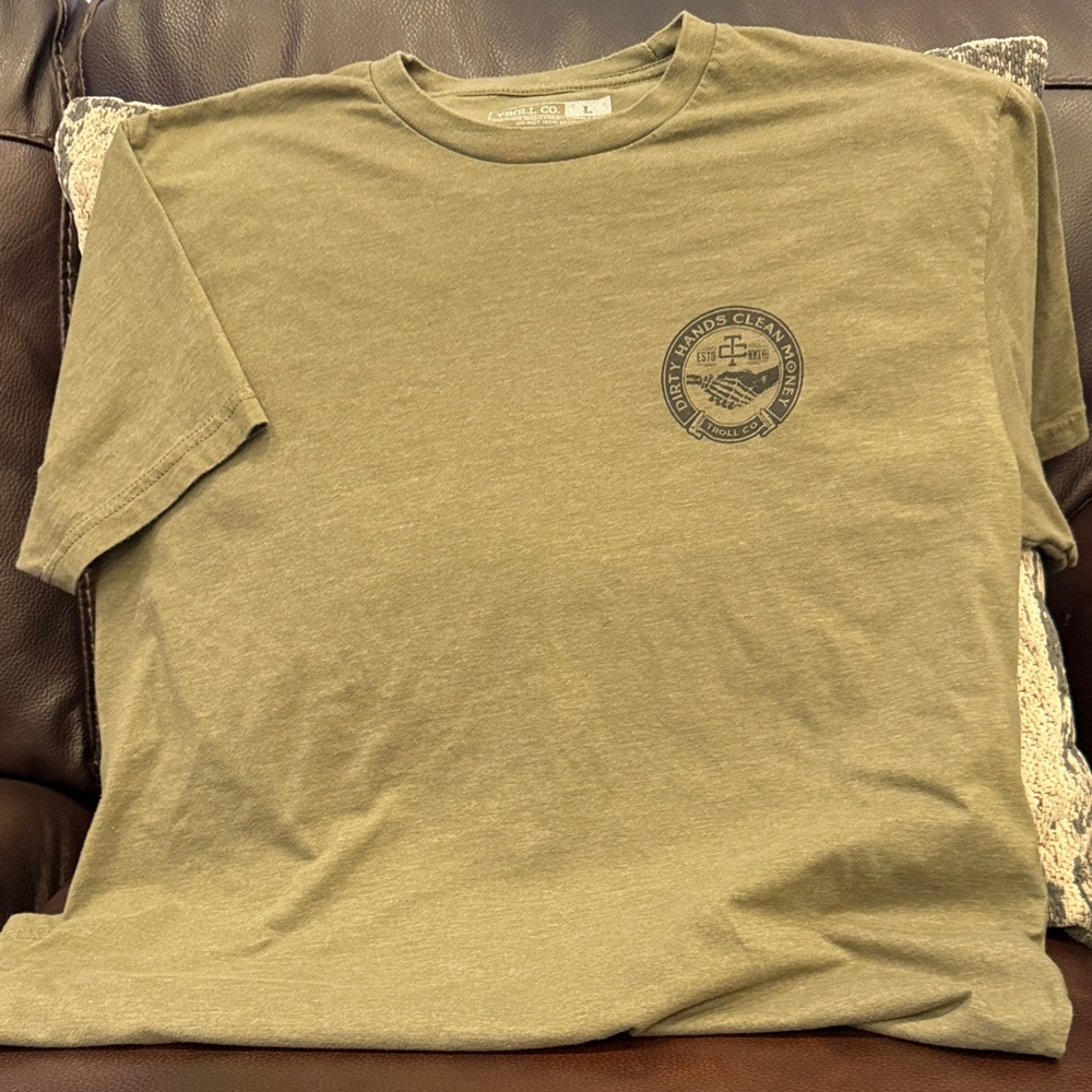 Trolls Men's Short Sleeve Tee in Olive